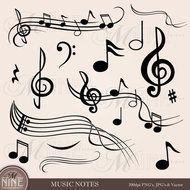 Design Elements Instant Download Black Silhouette