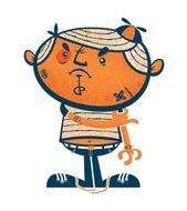 orange angry man drawing