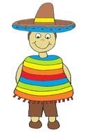 mexico man drawing