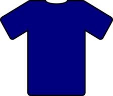 Blue Shirt 2 At Clkercom Vector Online Royalty clipart
