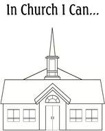 Church Coloring Book drawing