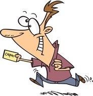 funny boy rawing