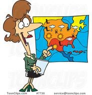 Weather Woman Cartoon N2