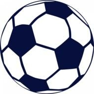 black and white round soccer ball