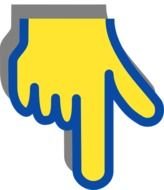 Pointing Finger At Clkercom Vector Online N2