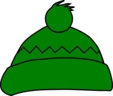 Green Winter Hat At Clkercom Vector Online clipart