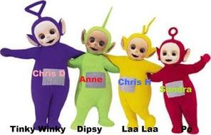 variety of teletubbies for clipart