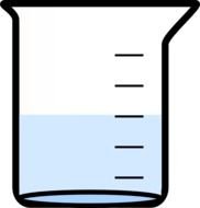 Beaker With Water At Clkercom Vector Online