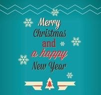 Clip art of Christmas card