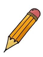 drawing of a simple pencil with an eraser