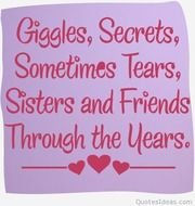 Sisters And Friends Quote Wall Art 2 Large