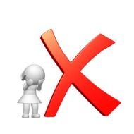little girl and red cross