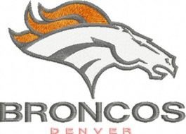 Embroidery Denver Broncos drawing
