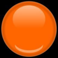 Clipart of Orange Circle