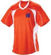 photo of a red-white sports shirt