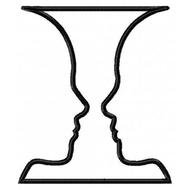 Optical Illusion Face Or Vase Type 1