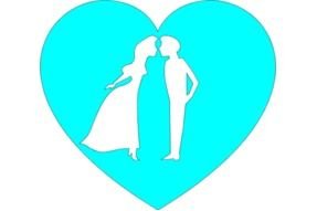 Couple In Heart Vector N2