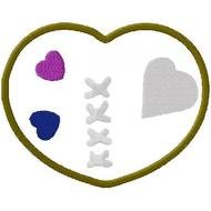 Football Heart drawing