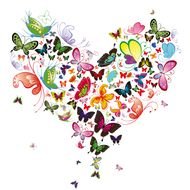 Heart Of Butterfly Free Vector Graphic Download clipart