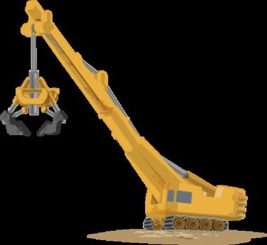 Crane Construction Equipment Vector N2
