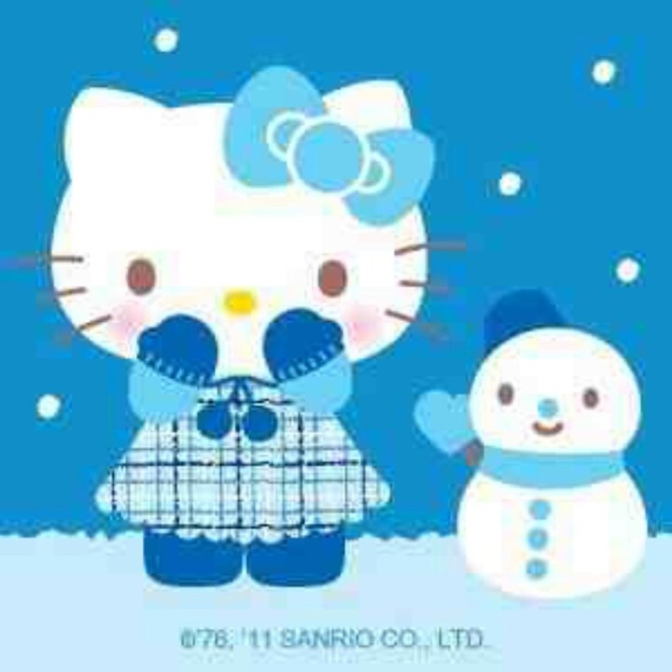 Winter Kitty Hello Pinterest