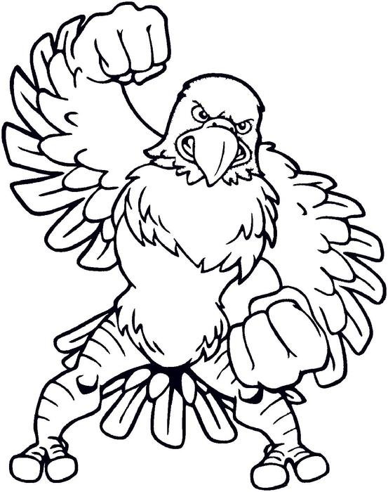 clipart of the Eagles Football logo