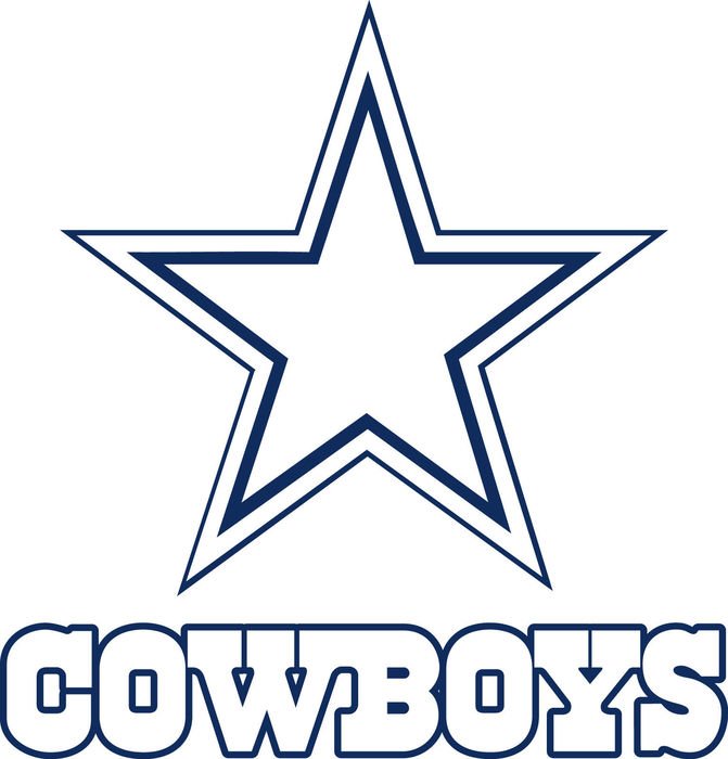 Cowboys as the inscription in the picture