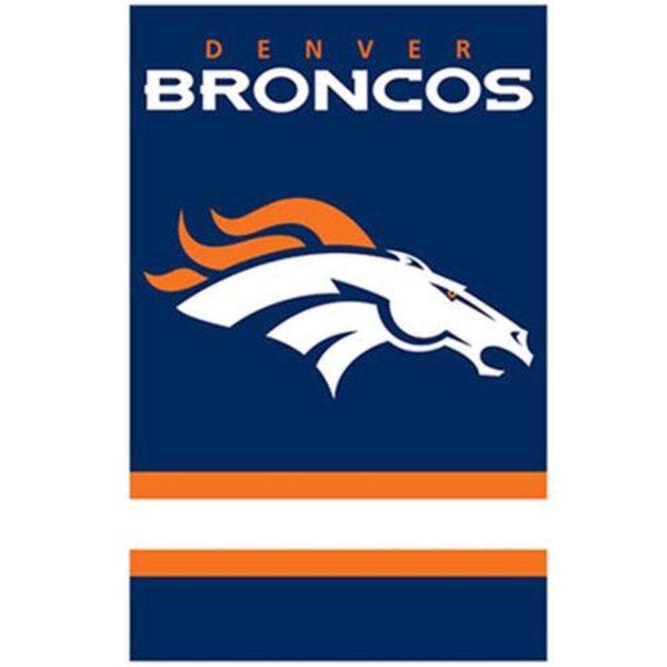 Party Animal Pa Afdb Denver Broncos Applique Banner Flag Walmartcom