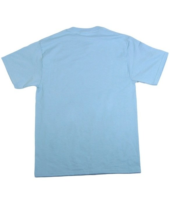 blue t-shirt without a picture on a white background