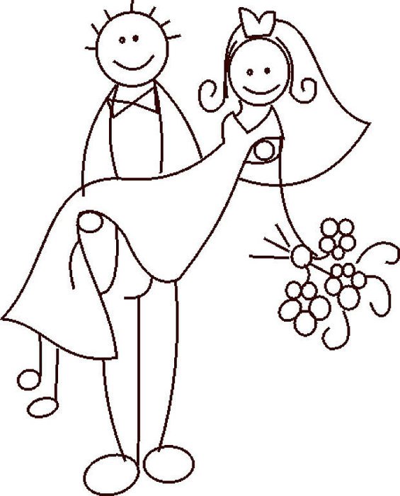 Imagenes De Dibujos Novios