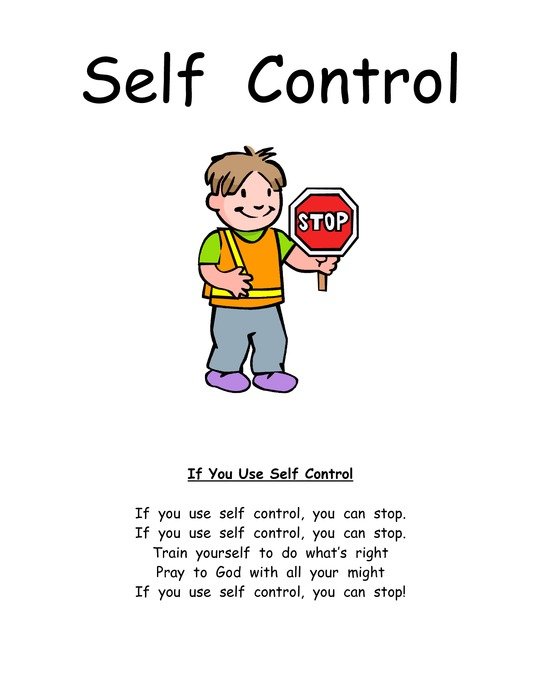 Self Control Character drawing free image download