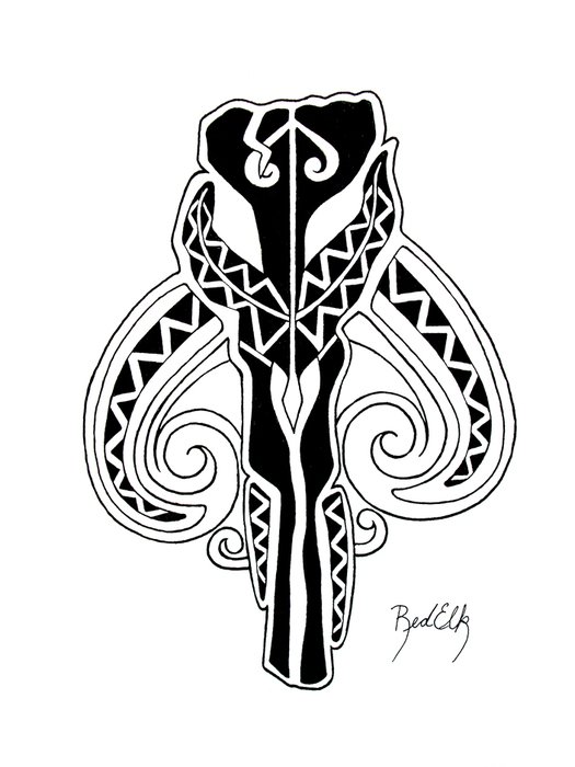 drawn tattoo design