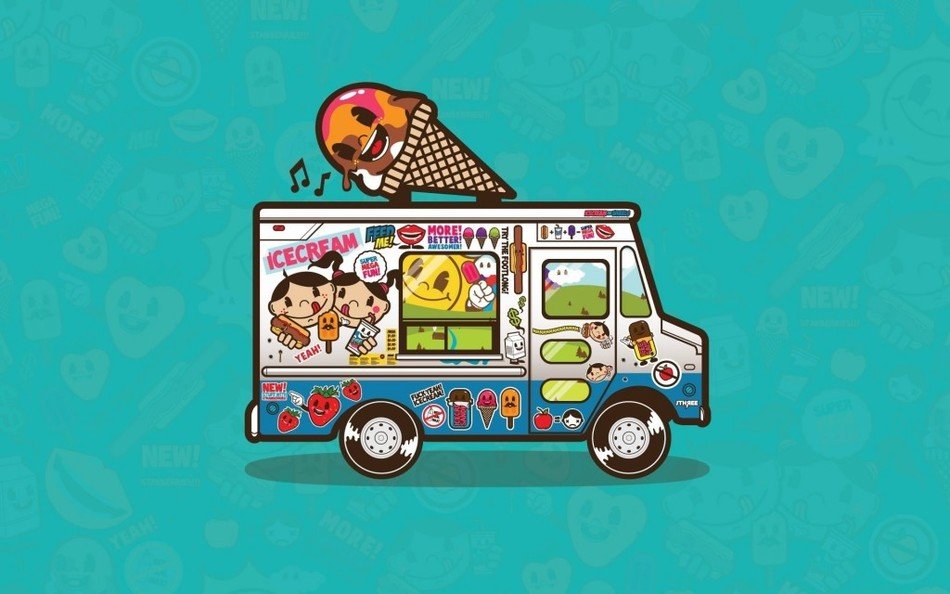 party bus drawing