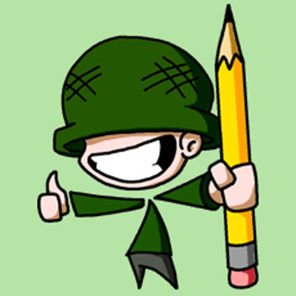 Helmets Cartoon Child Soldiers