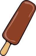 Chocolate Popsicle Ice Cream drawing