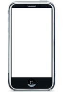 black and white smartphone