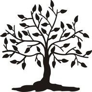 dark tree drawing