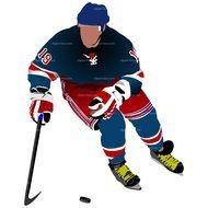 clipart of the Ice Hockey Player