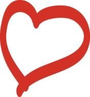 Vector Heart drawing
