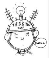 Think cap drawing