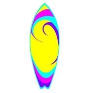 Surfboard Panda Free Images