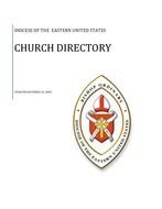 "Church Directory" sign clipart