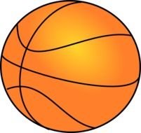 Half Basketball Ball Basketball1 Vector