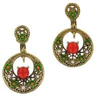 Two beautiful colorful earrings