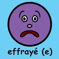 Emotions effraye ( e) drawing