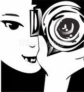 Silhouettetv Camera Icon Tv Illustrations And Stock Footage