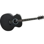 isolated black guitar