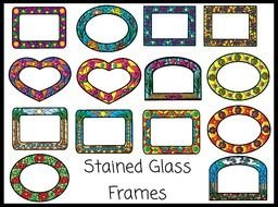 frames of different colors and sizes