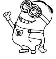 Minion Coloring Pages Kevin The &ndash; Kids