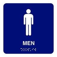 Sign Restroom Of Men And Women On Wood Stock Photo